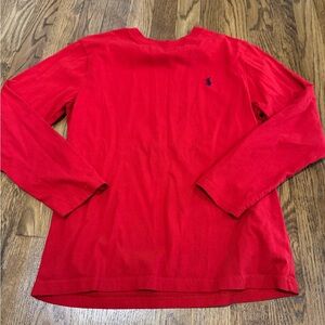 Boy’s Long Sleeve T-Shirt Polo by Ralph Lauren Red Shirt